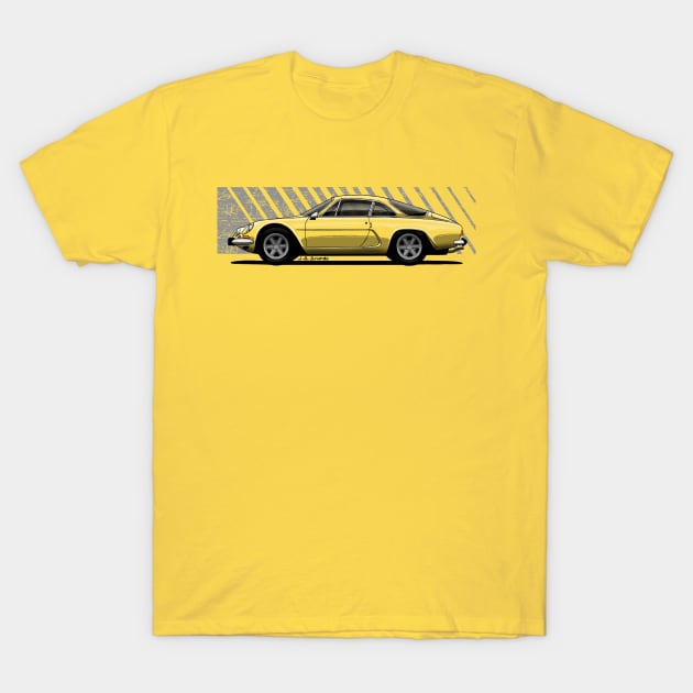 The beautiful and light classic french sports car T-Shirt by jaagdesign